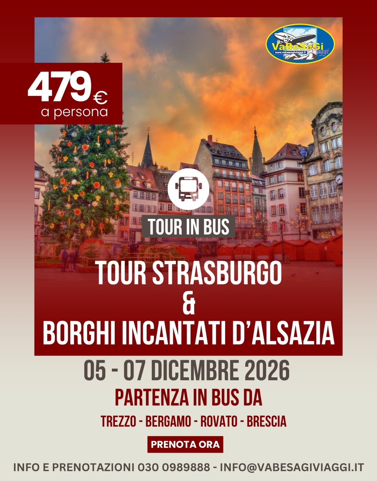 Tour Strasburgo - Borghi incantati d’Alsazia